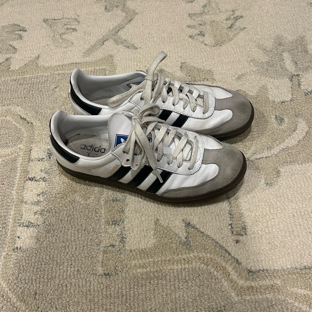 Adidas Samba OG White and Black Sneakers